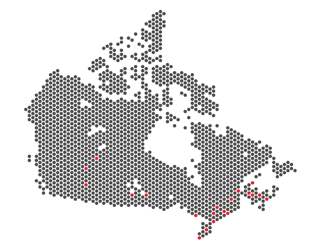 Canada Moving - Map